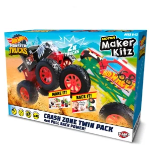 crash Hot Wheels Monster Truck Twin Pack