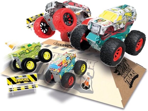 Hot Wheels Mega Vs Mini Monster Kit